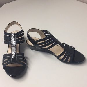 Black sandals sz 9